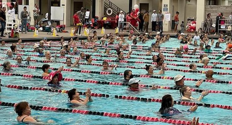 Rose Bowl Aquatics Center -Guinness World Record