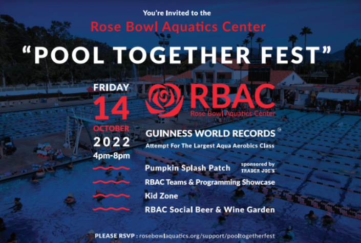 Guinness World record at Rose Bowl Aquatic Center