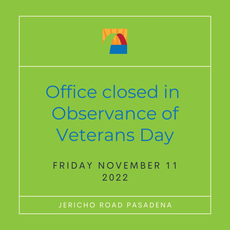 Office will be closed on Friday November 11th