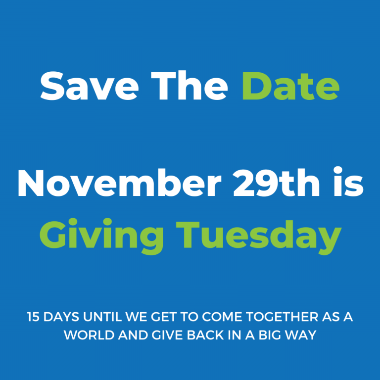 Save the date: Giving Tuesday is November 29th