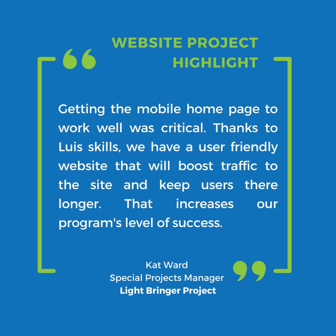 Website project highlight