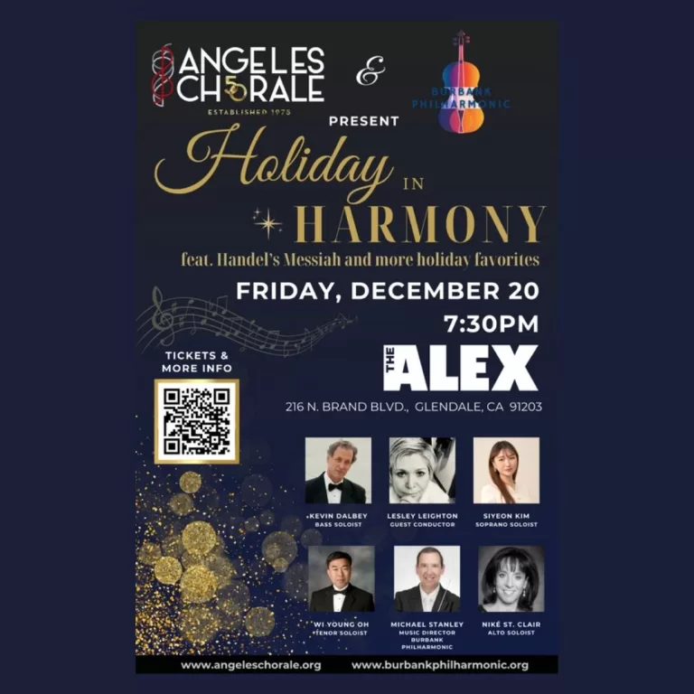 Angeles Chorale & Burbank Philharmonic “Holiday in Harmony”