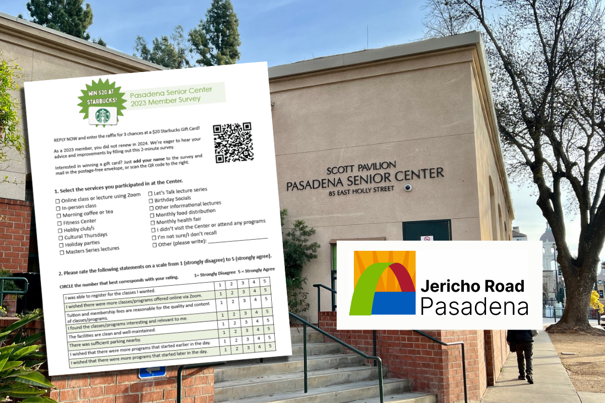 Pasadena Senior Center Turns Member Insight into Action with Help from Jericho Road Pasadena