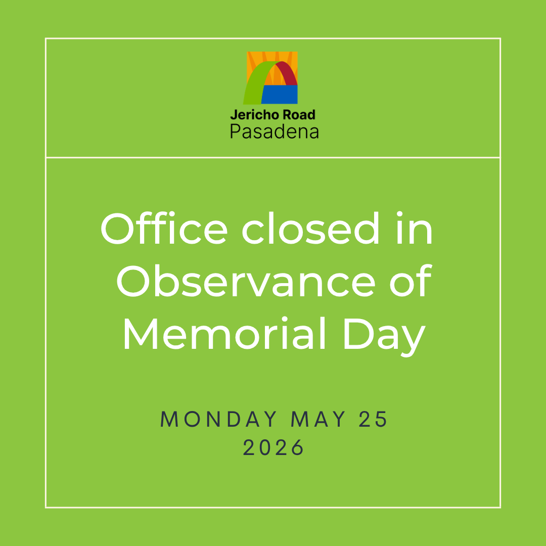 JRP Is Closed for Memorial Day
