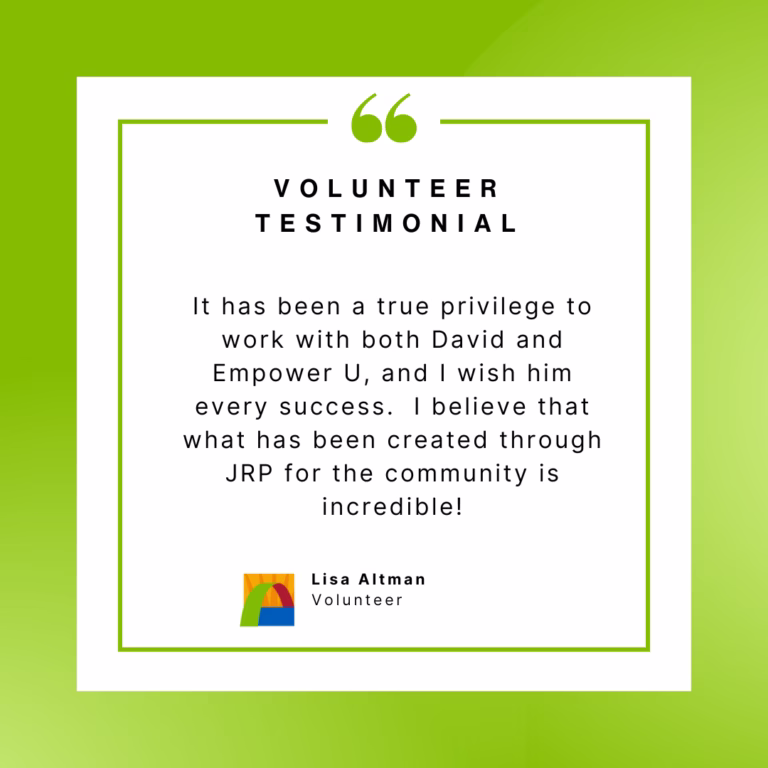 Volunteer Testimonial: Lisa Altman