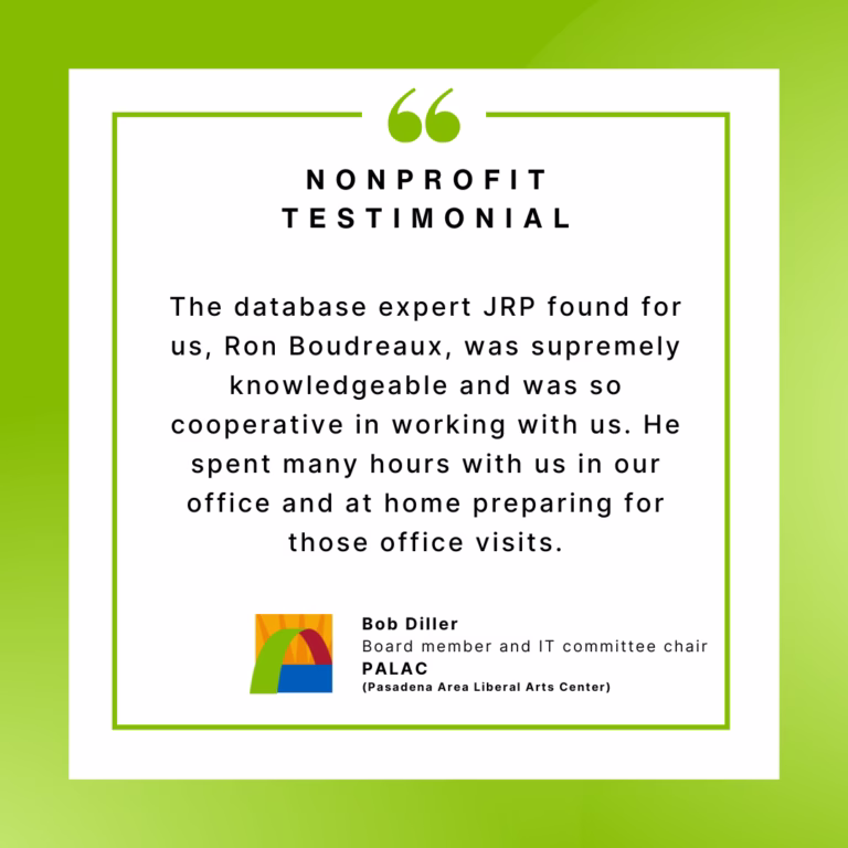 Nonprofit Testimonial: PALAC